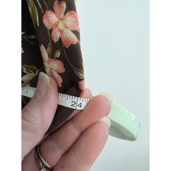 Y2K Maxi Skirt Chocolate Brown Large Whimsigoth Forest fairy Cottage Full Button - Picture 8 of 12